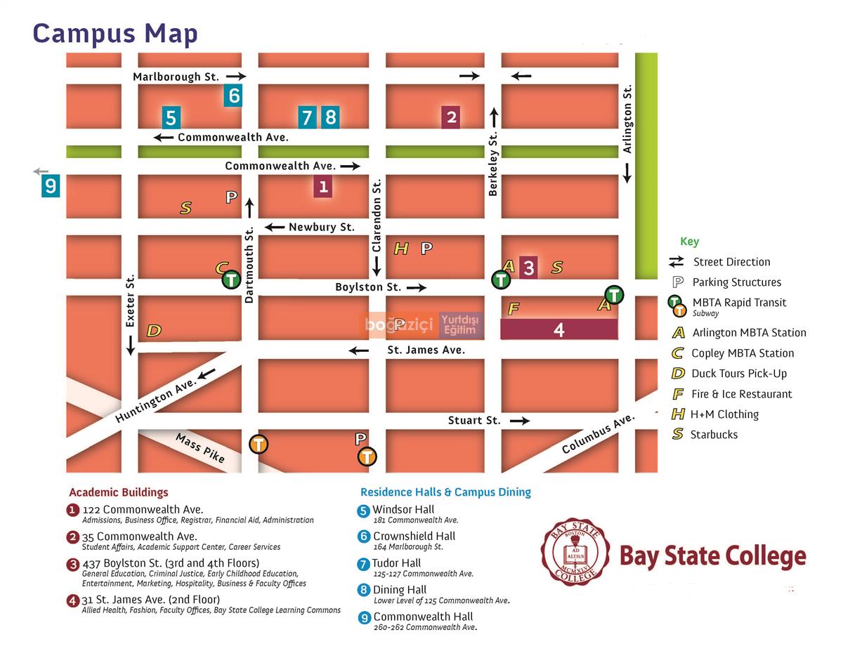 bsc campus map